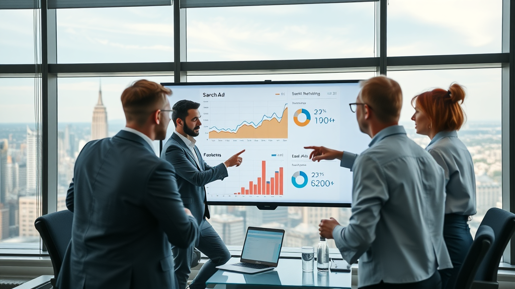 search engine marketing search ads team performance charts