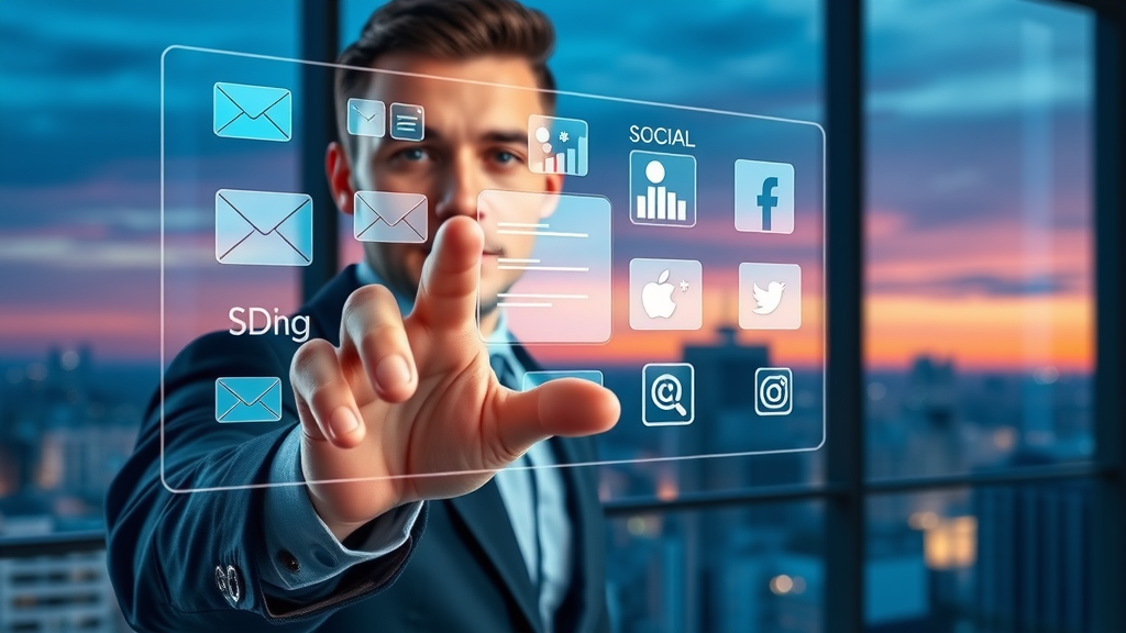innovative marketer comparing multi-channel digital marketing strategies and marketing channels
