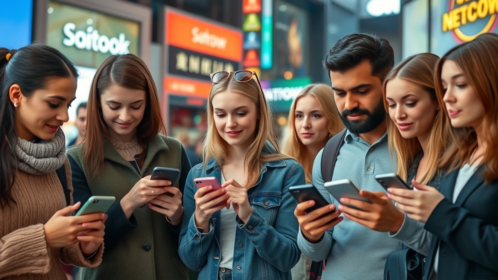 Ideal customers engaging with small business marketing messages