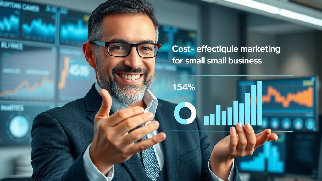 cost-effective marketing infographic statistics for small businesses