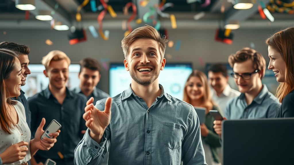 Data analyst entrepreneur adjusting business growth metrics display for entrepreneurship growth hacks