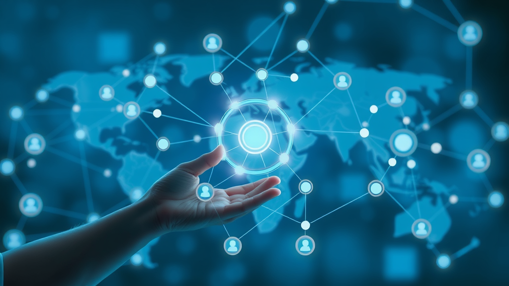 Globalized network, digital connectivity for online marketing benefits - e-marketing advantages