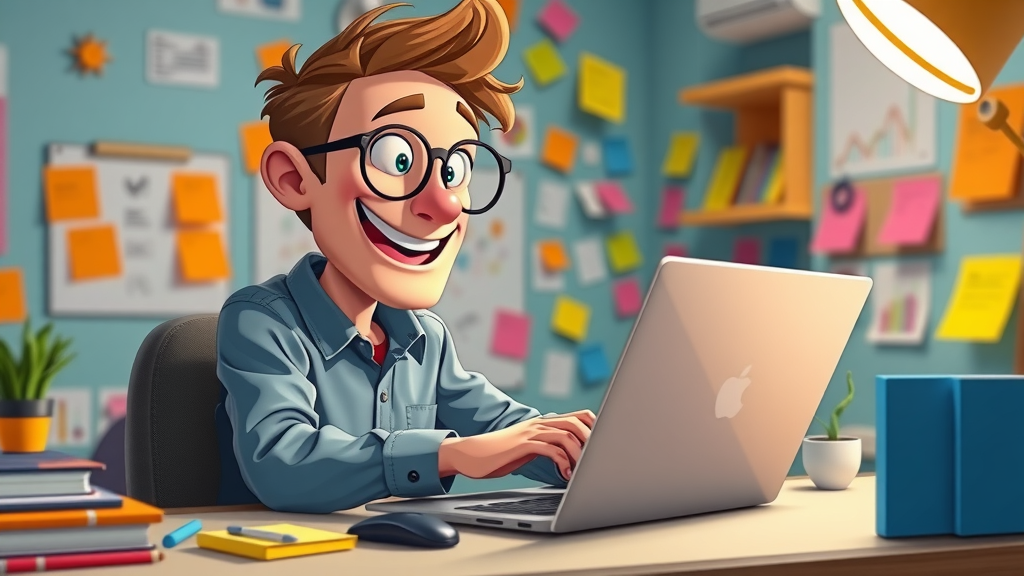 Content creator brainstorming blog and video ideas for small business digital marketing