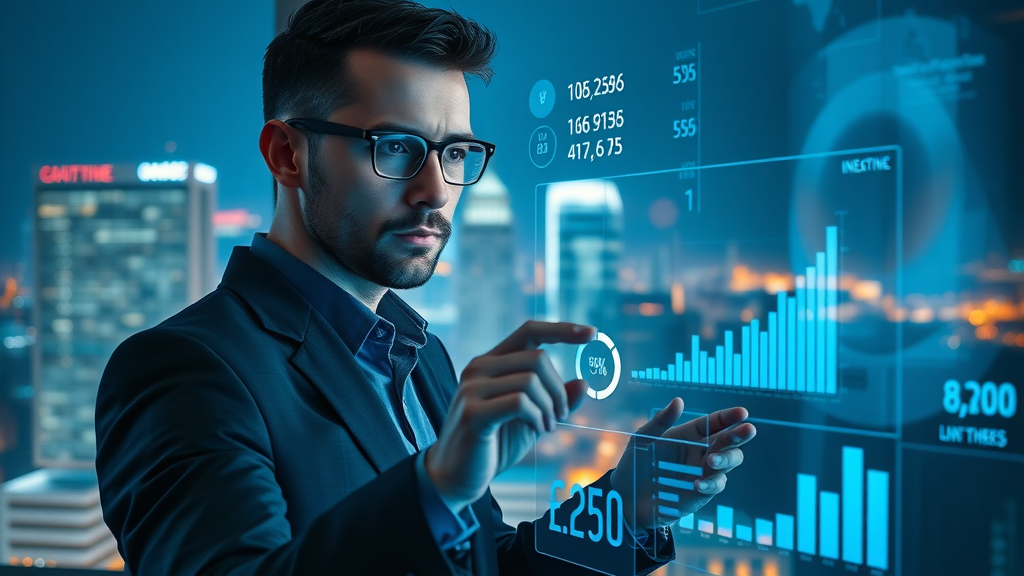 tech-savvy marketer monitoring real-time digital marketing analytics for marketing strategy optimization