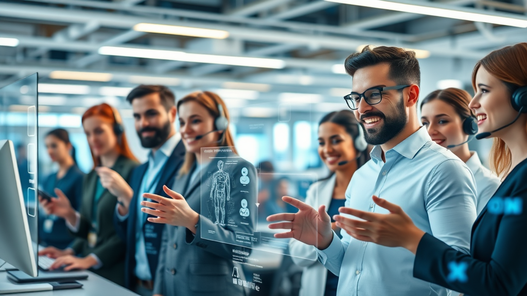 Dynamic customer service center with AI interfaces for improving customer service with AI