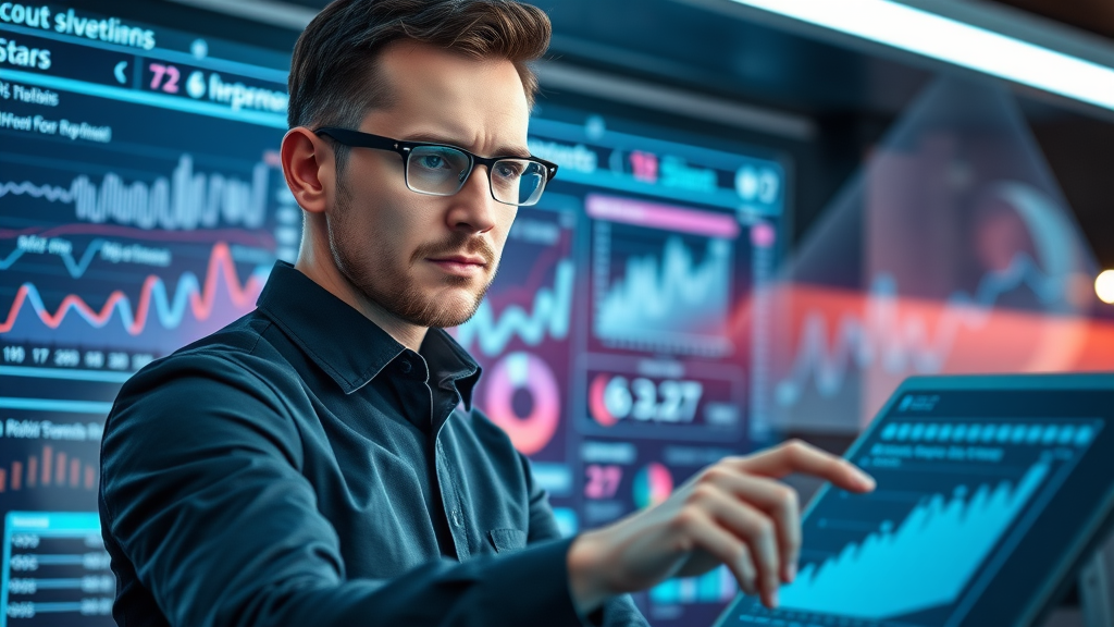 Modern AI dashboard improving customer service with AI analytics and real-time customer queries